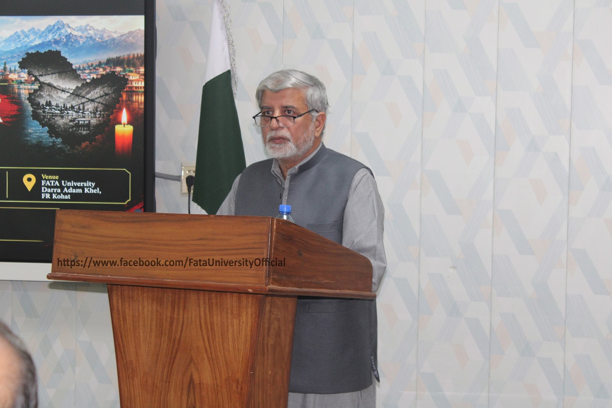 FATA University Holds Seminar to Mark Kashmir Black Day